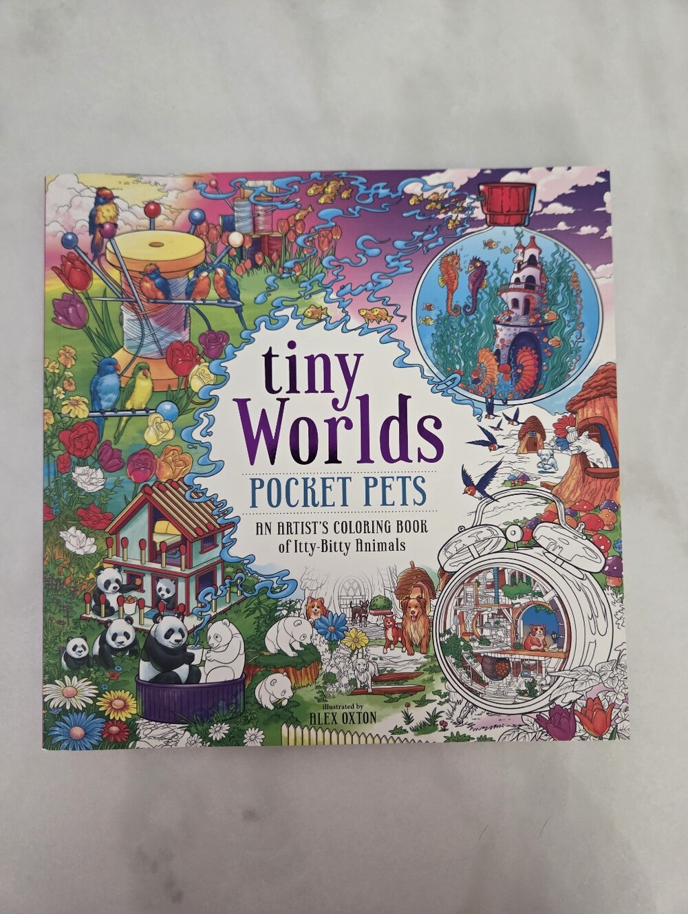 Tiny Worlds Pocket Pets Coloring Book
